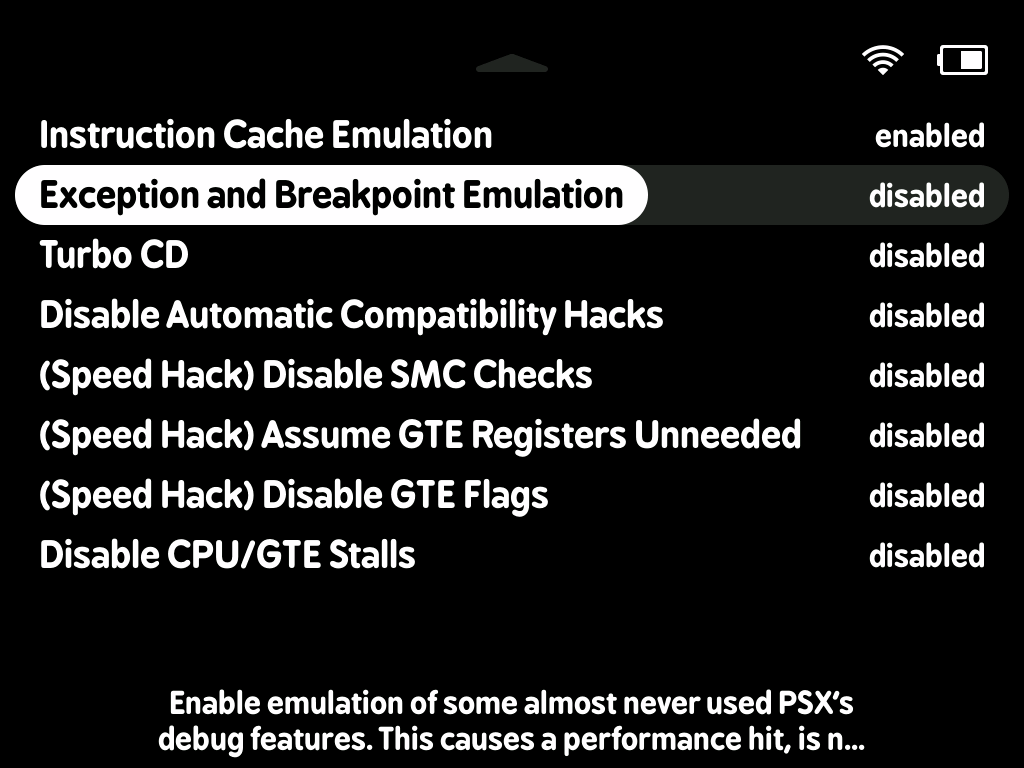 My Playstation Settings for The Trimui Brick