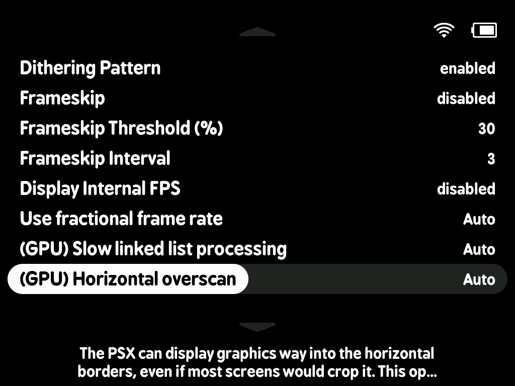 My Playstation Settings for The Trimui Brick